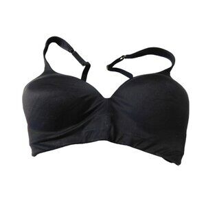 Natori Size 32DD Black Molded Cup Tshirt Wirefree Bra